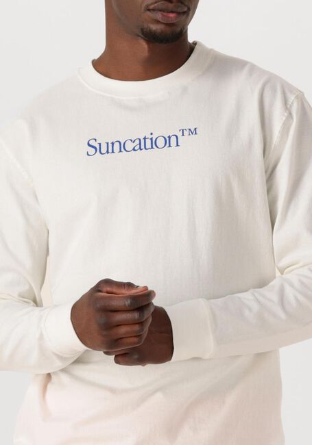Weiße SHIWI T-shirt MEN JUDE REGULAR LONGSLEEVE SUNCATION - large