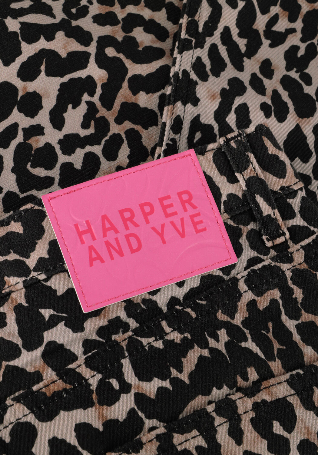 Schwarze HARPER & YVE Wide jeans YVE-PA - large