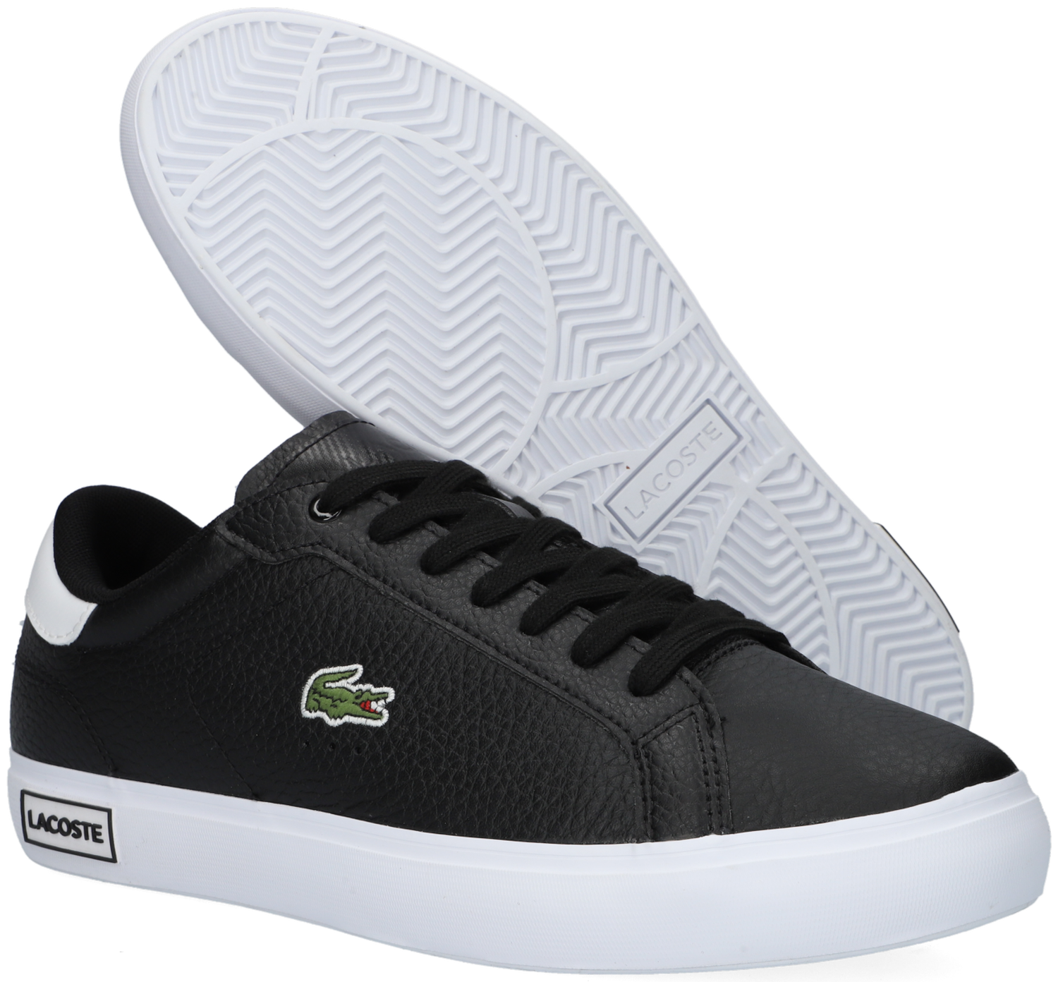 Schwarze lacoste schuhe clearance