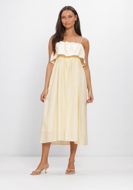 Gelbe SECOND FEMALE Kleider AIE DRESS - large