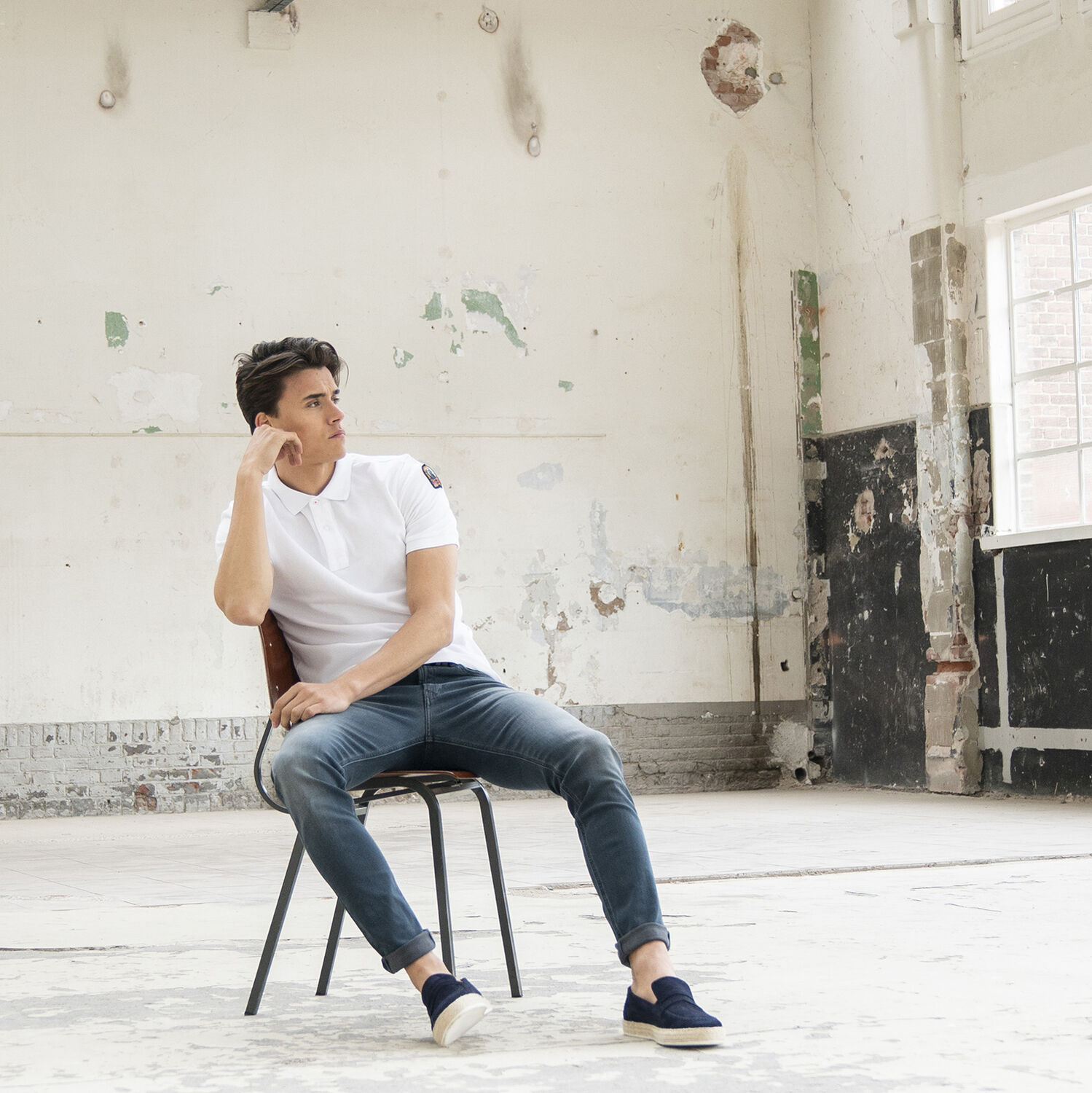 Blaue VERTON Slipper 9929 - large