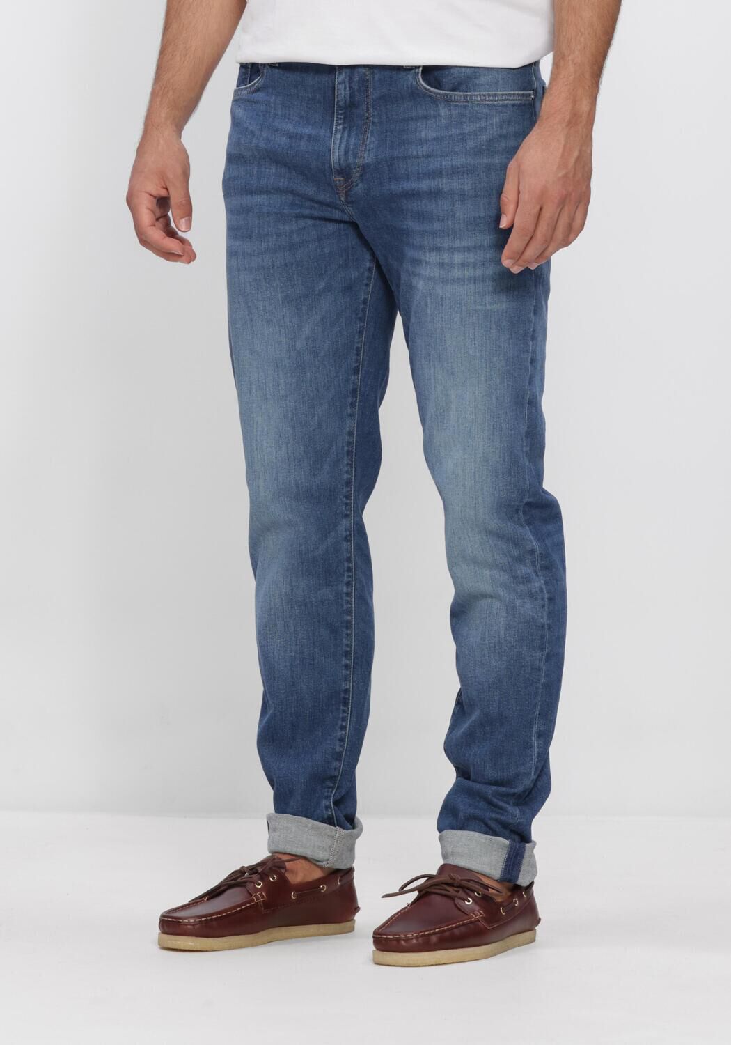 Dunkelblau TOMMY HILFIGER Slim fit jeans SLIM BLEECKER JAX INDIGO - large