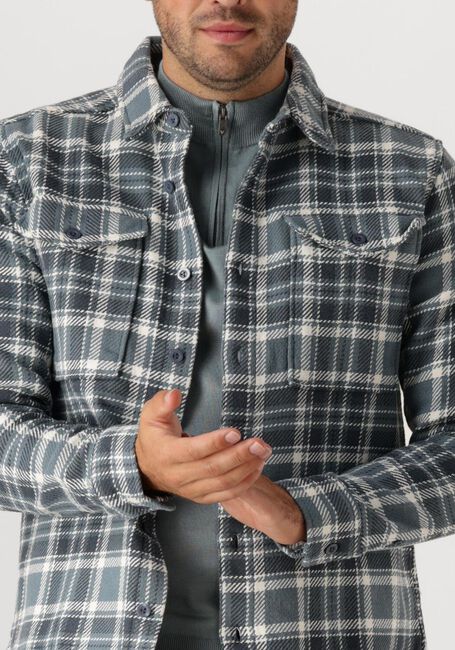 Blaue PURE PATH Overshirt REGULAR FIT SHIRTS OVER201 - large