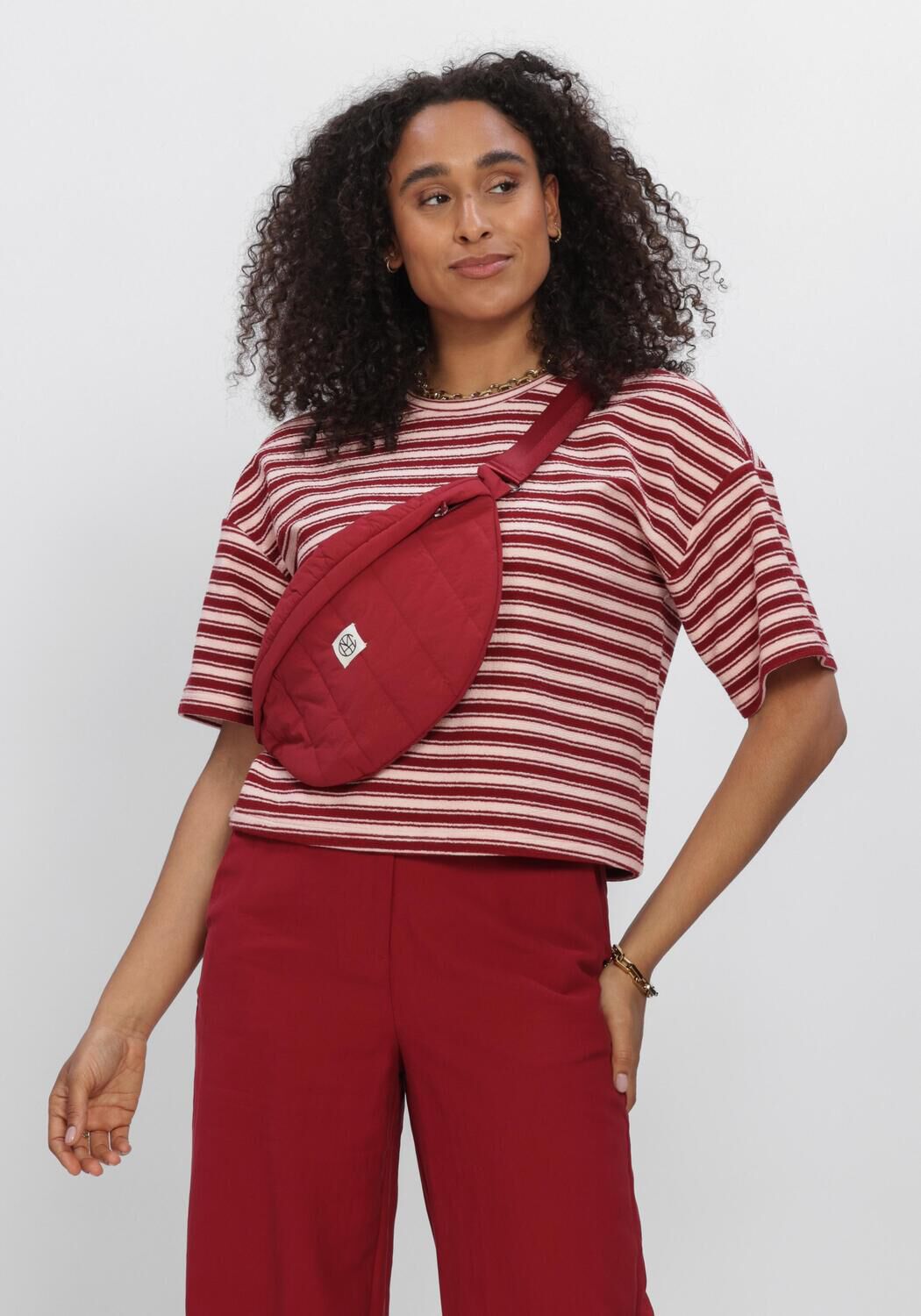 Rote MSCH COPENHAGEN Top MSCHCESSALIA TEE - large