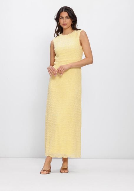Gelbe Y.A.S. Kleider YASSCIO SL LONG DRESS - large