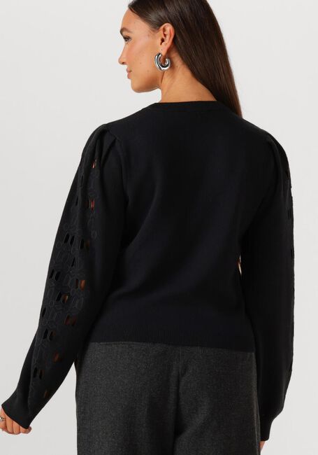 Schwarze OBJECT Pullover OBJYUKI L/S RE KNIT PULLOVER - large