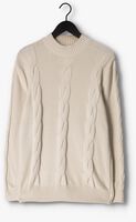Nicht-gerade weiss PUREWHITE Pullover MOCKNECK KNIT WITH CABLE DETAILS