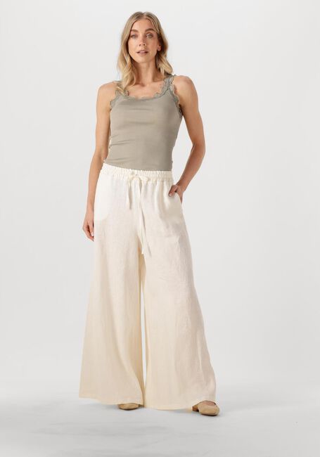 Grüne ROSEMUNDE Top BABETTE SILK TOP W/ LACE - large