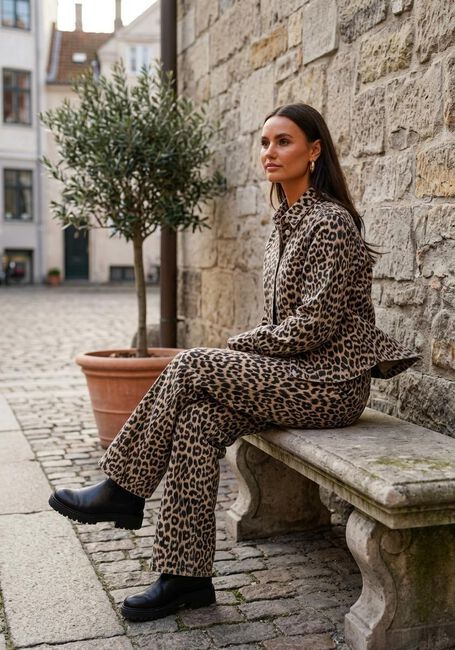 Mehrfarbige/Bunte CATWALK JUNKIE Jack LEOPARD JACKET - large