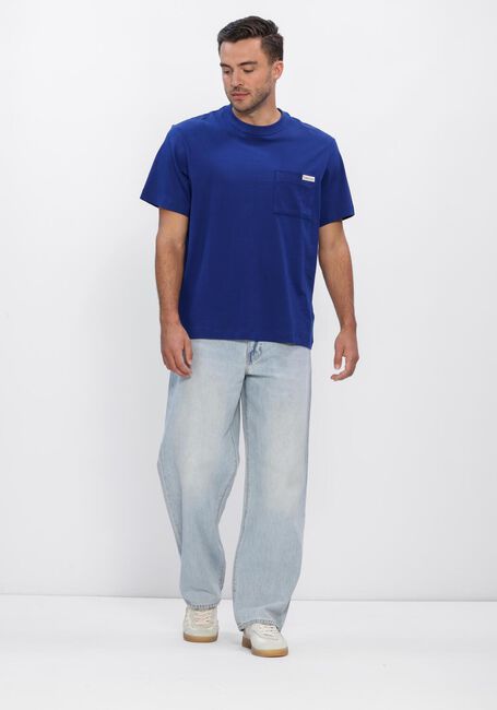 Blaue CALVIN KLEIN T-shirt SS 20S JERSEY EASY COIN POCKET T - large