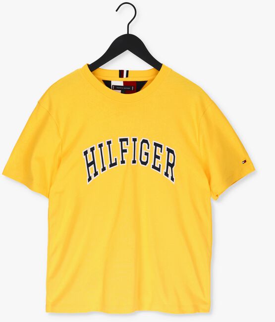 Gelbe TOMMY HILFIGER T-shirt HILFIGER ARCH CASUAL TEE - large