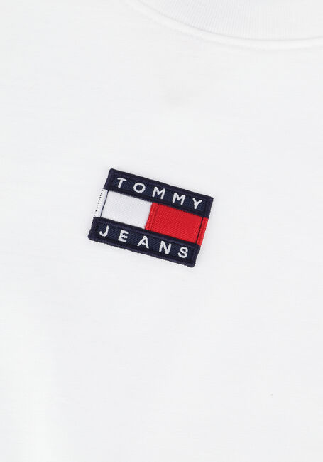 Weiße TOMMY JEANS T-shirt TJW TOMMY CENTER BADGE TEE - large