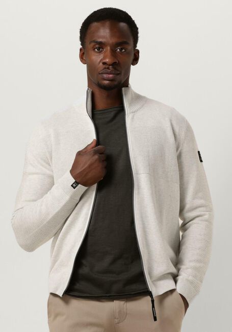 Dunkelgrau VANGUARD Strickjacke ZIP JACKET COTTON MELANGE - large