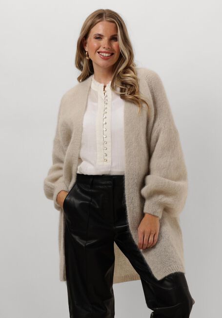 Beige AMERICAN DREAMS Strickjacke LEE MIDI CARDIGAN - large