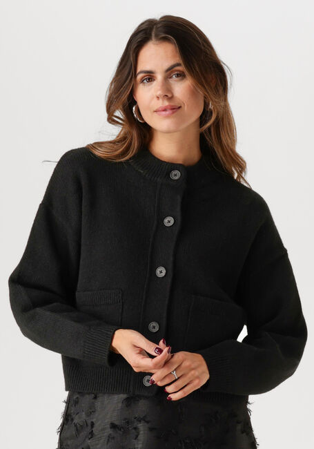 Schwarze MSCH COPENHAGEN Strickjacke MSCHCARIA CARDIGAN - large