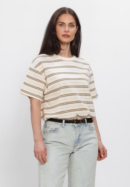 Mehrfarbige/Bunte ENVII T-shirt ENKULLA SS STRIPE 5310 - large