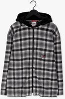 Graue TOMMY JEANS Jack TJM HOODED CHECK OVERSHIRT