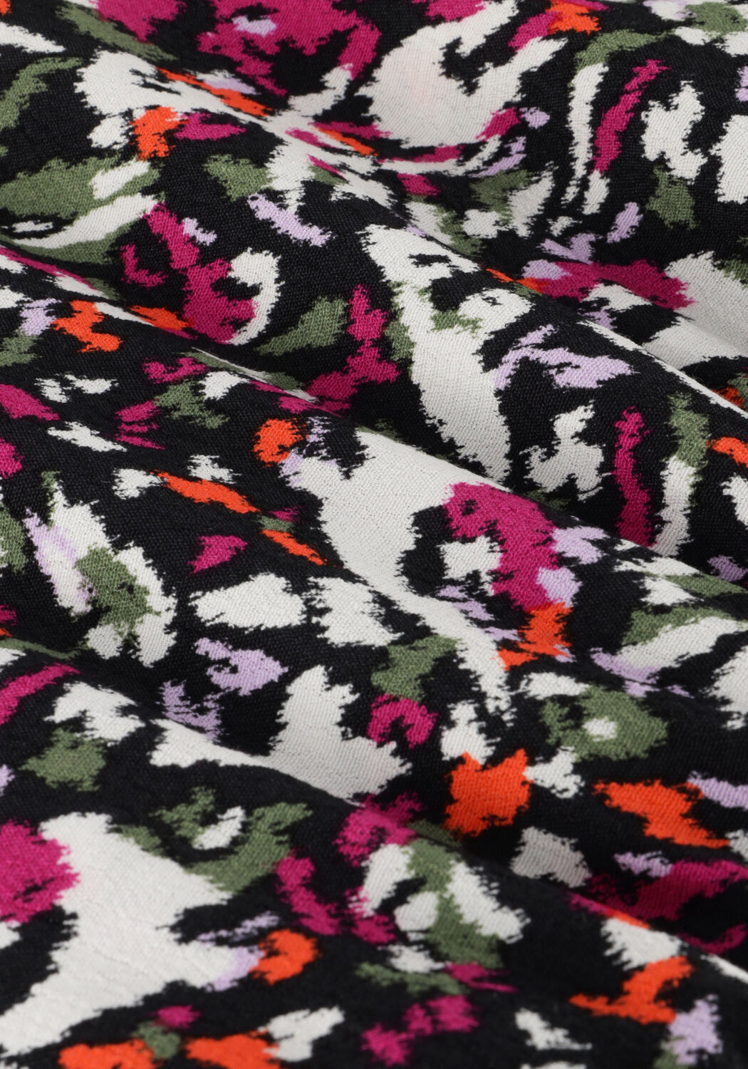 Mehrfarbige/Bunte ALIX THE LABEL Minikleid LADIES WOVEN BLURRY FLOWER WRAP DRESS - large