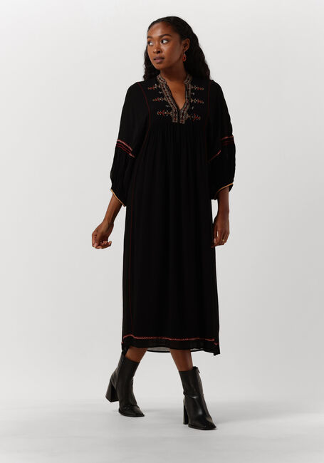 Schwarze VANESSA BRUNO Maxikleid VERONICA DRESS - large
