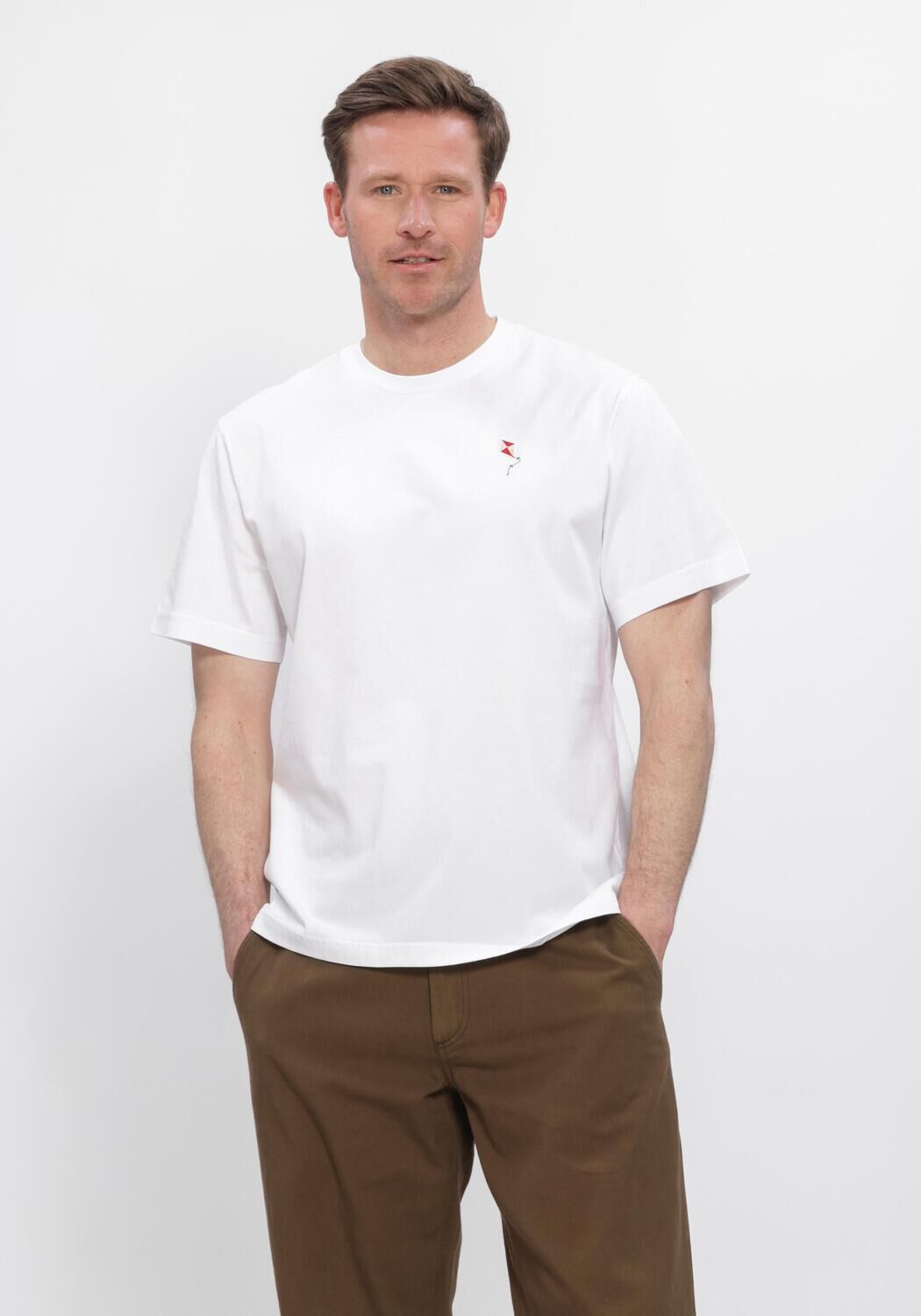 Wei&szlig;e FOR&Eacute;T T-shirt KITE T-SHIRT - large