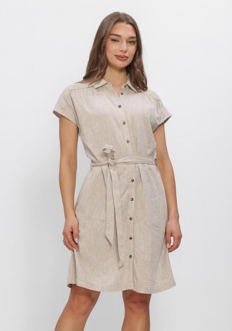 Sand MSCH COPENHAGEN Kleider MSCHVIANA GINIA SS SHIRT DRESS - large