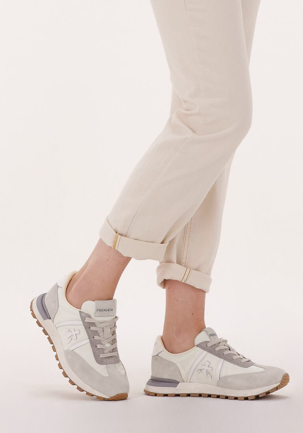 Beige PREMIATA Sneaker Low JOHN LOW-D - large