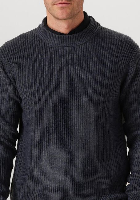 Dunkelgrau DSTREZZED Pullover CREW RIBKNIT - large