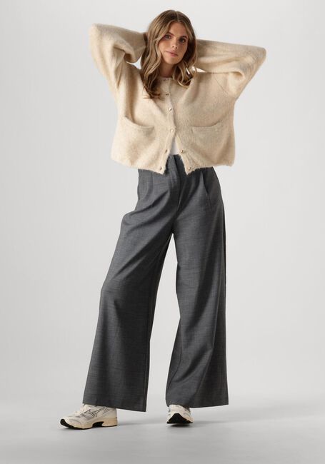 Nicht-gerade weiss OBJECT Strickjacke OBJSAGGIA LO L/S KNIT CARDIGAN - large