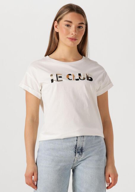 Weiße NUKUS T-shirt FEMKE SHIRT LE CLUB - large