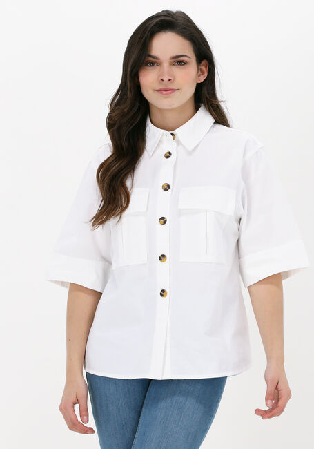 Nicht-gerade weiss NA-KD Blusen OVERSIZED POCKET SHIRT - large
