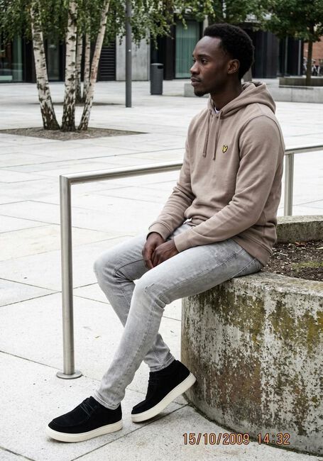 Taupe LYLE & SCOTT Pullover & Cardigans PULLOVER HOODIE - large
