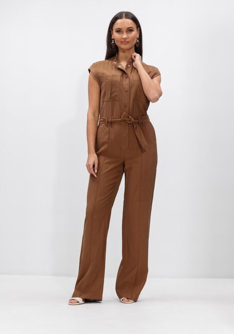 Braune AAIKO Jumpsuit LISANA TENCEL TEN 545 - large