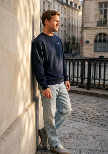 Dunkelblau FOR&Eacute;T Sweatshirt FLAG SWEATSHIRT - large