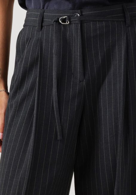 Blaue SUMMUM Hose TROUSERS WIDE PINSTRIPE - large