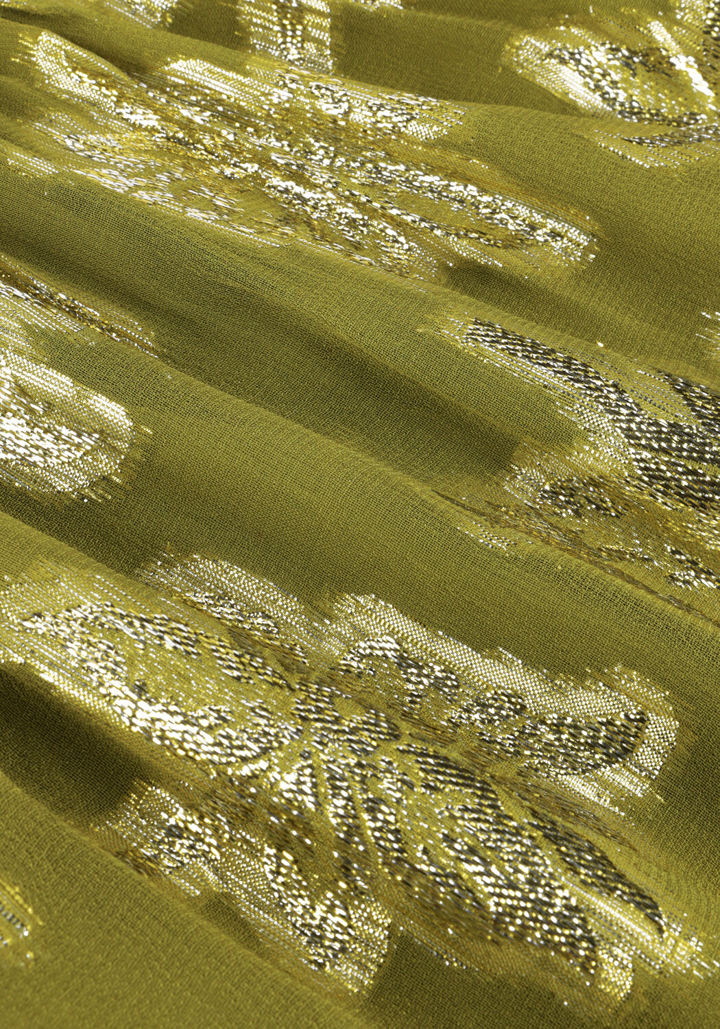 Gr&uuml;ne JANICE Minikleid JURK PRINT LUREX JIMMY - large