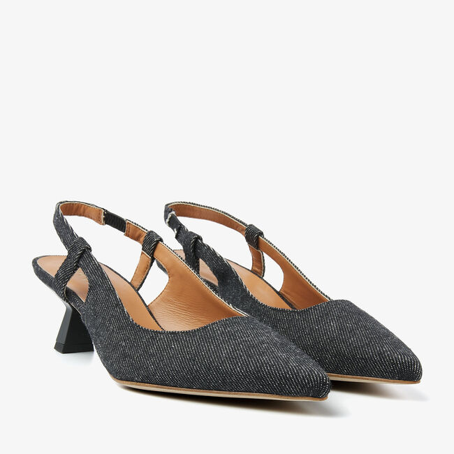 Schwarze VIA VAI Slingbacks SUZY ALIYA - large