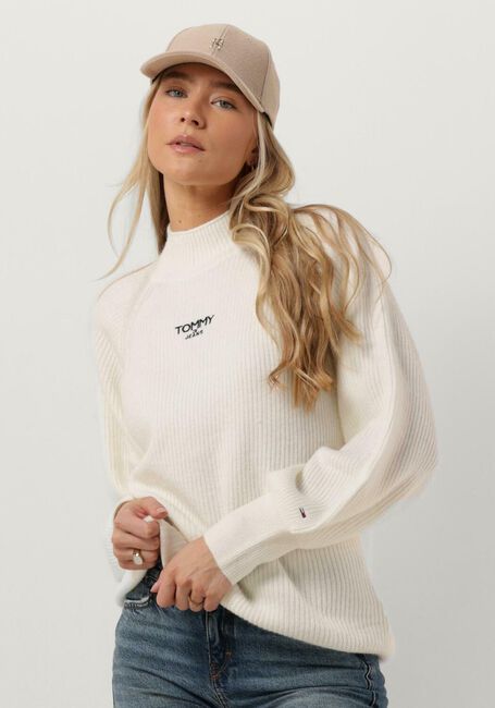 Ecru TOMMY JEANS Rollkragenpullover TJW RLX TURTLENECK LOFTY SWEATER - large