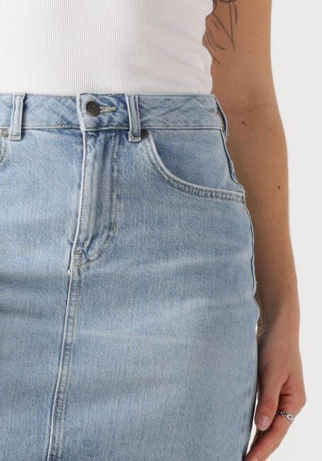 Hellblau OBJECT Minirock OBJELLEN HW SHORT DENIM SKIRT DIV - large