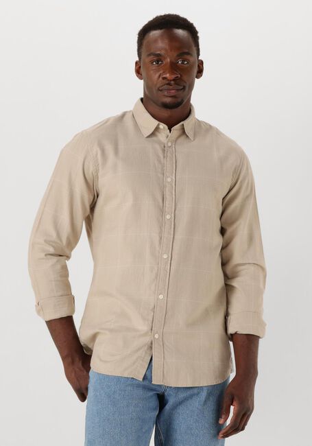 Beige SELECTED HOMME Casual-Oberhemd SLHSLIMOWEN-BRUSHED SHIRT LS NOOS - large