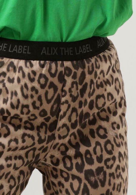 Braune ALIX THE LABEL Hose LADIES WOVEN ANIMAL SUIT PANTS - large