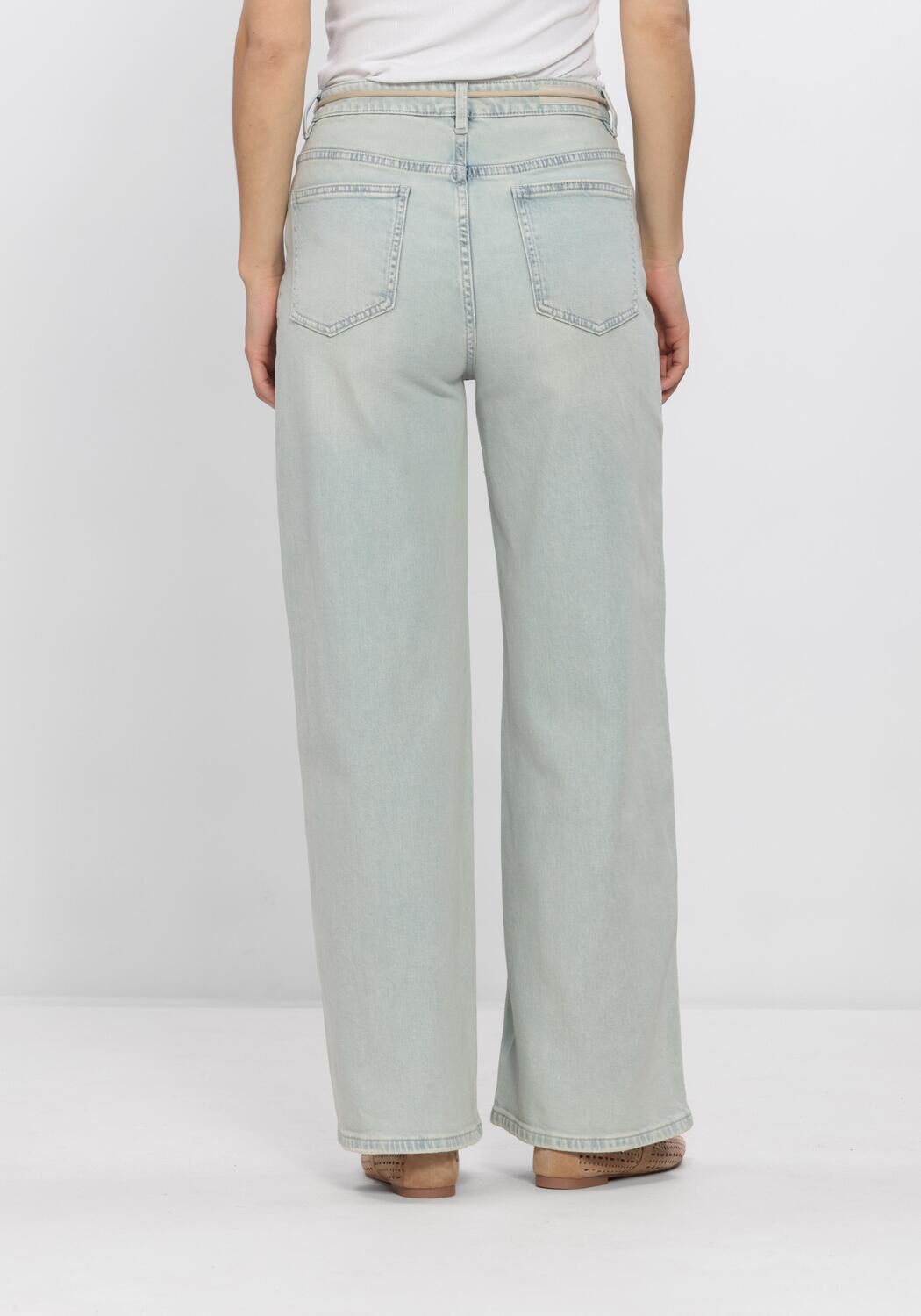 Blaue CIRCLE OF TRUST Wide jeans JONA DNM - large