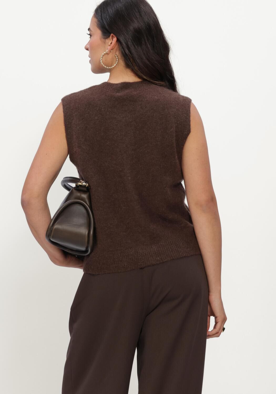Braune MSCH COPENHAGEN Pullover MSCHBONDIE HOPE VEST - large