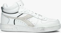 Weiße DIADORA MAGIC BASKET CUT ICONA DAMES Sneaker high - medium