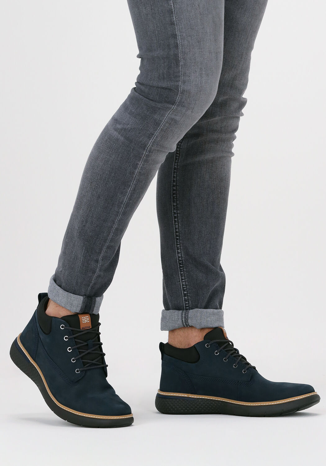 Blaue TIMBERLAND Schn&uuml;rschuhe CROSS MARK CHUKKA - large