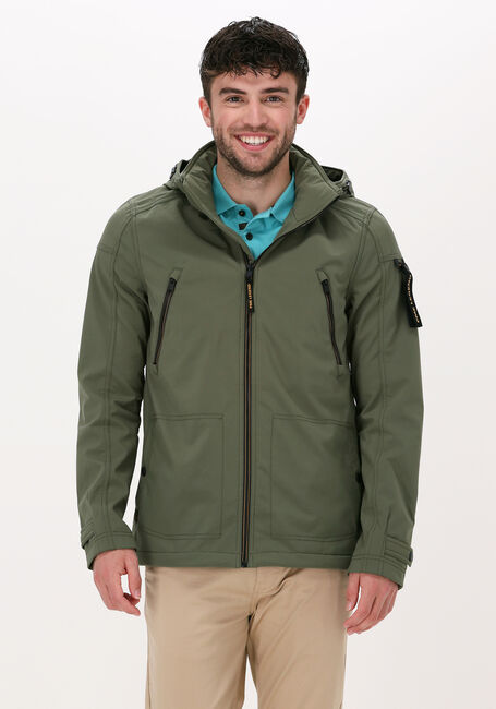 Grüne PME LEGEND Regenjacke SEMI LONG JACKET SUCCESSOR SOFT SHELL - large