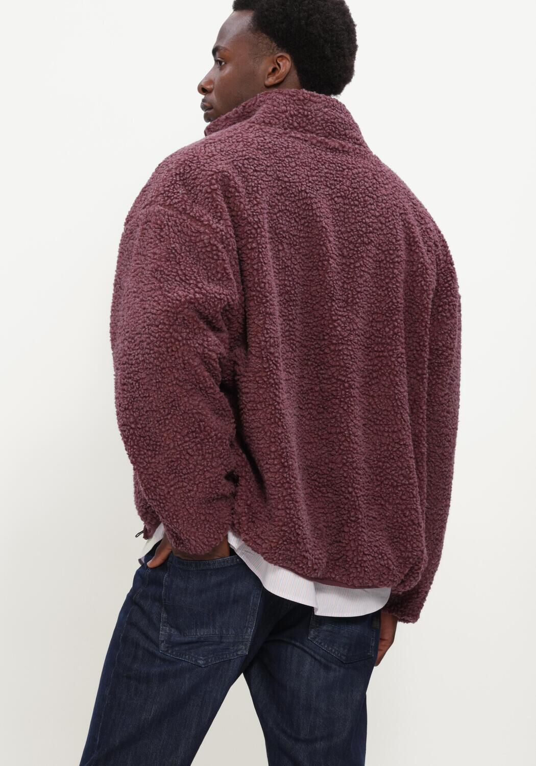 Bordeaux AMERICAN VINTAGE Strickjacke HOKTOWN ZIP - large