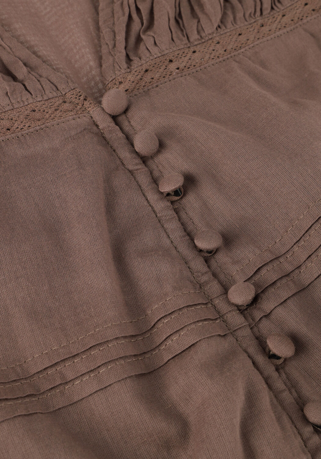 Braune NEO NOIR Minikleid SALLI S VOILE DRESS - large