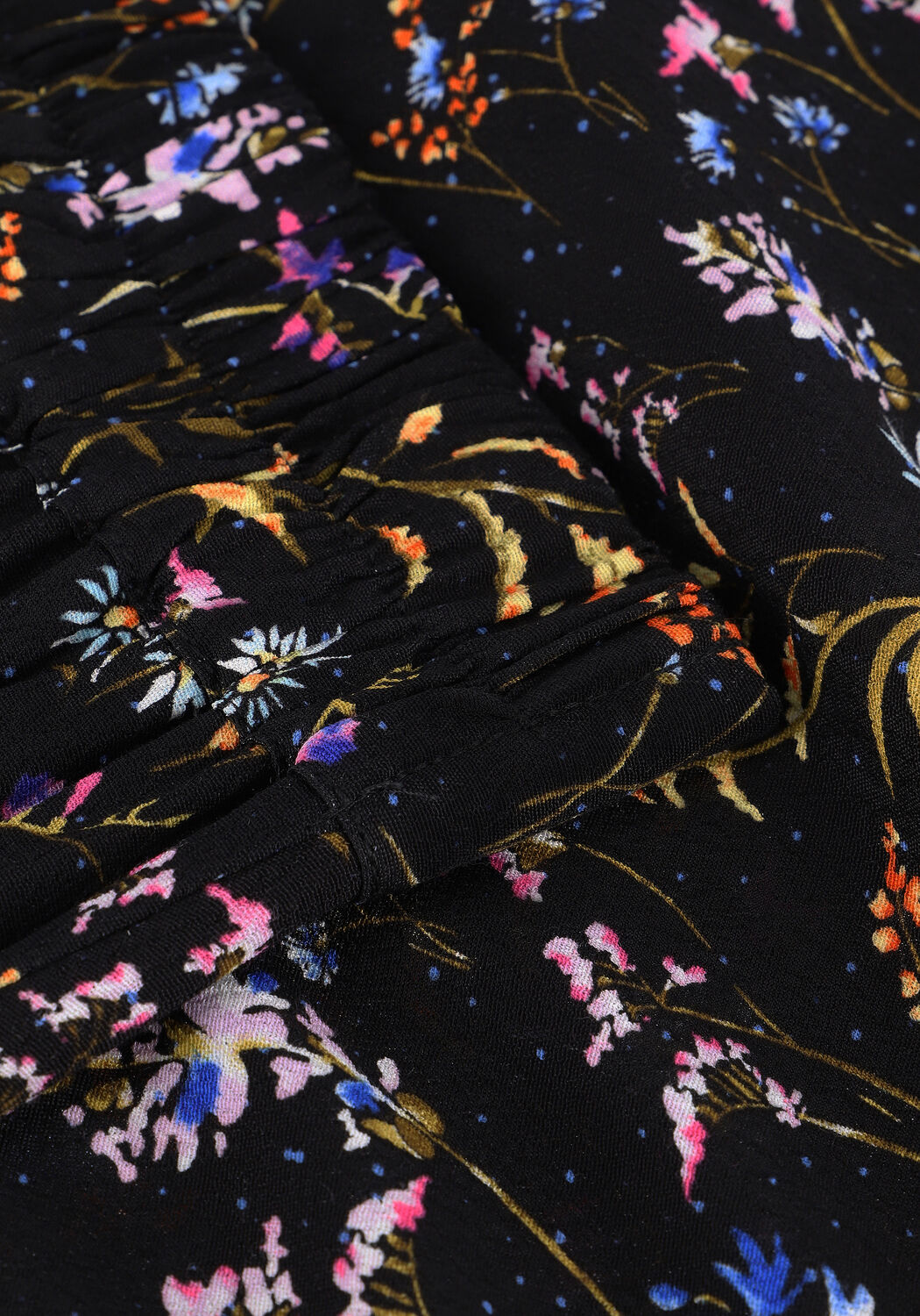 Mehrfarbige/Bunte COLOURFUL REBEL Maxirock RIVE WILD FLOWER HIGH LOW SKIRT - large