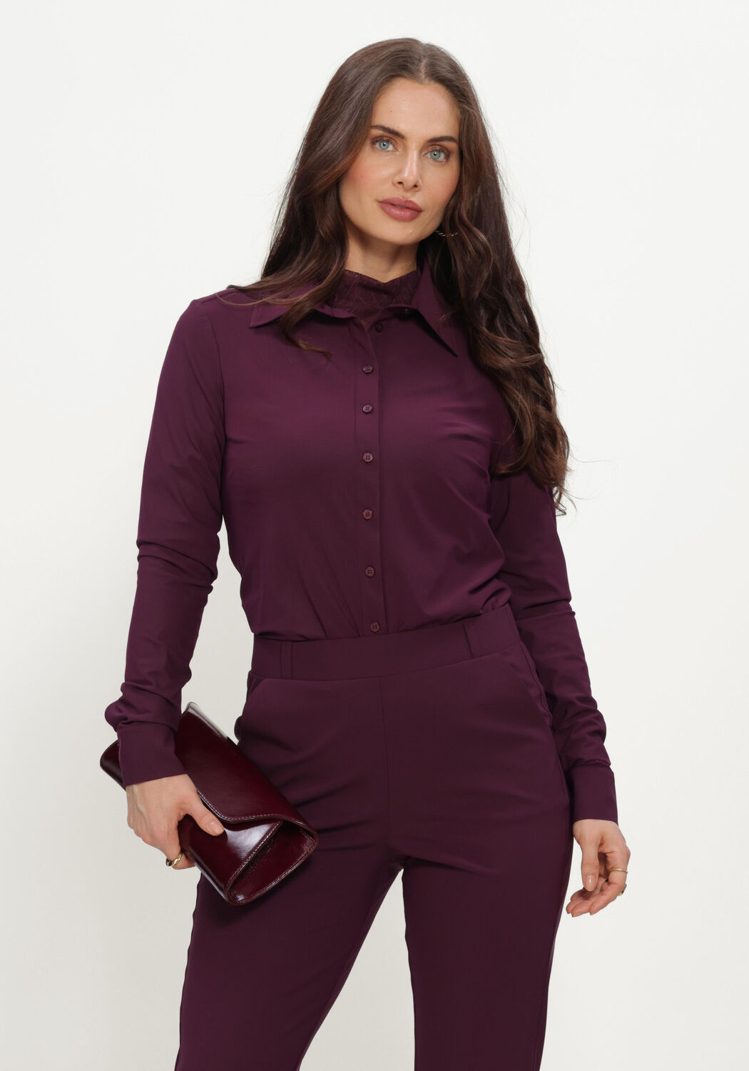 Bordeaux STUDIO ANNELOES Blusen POPPY BLOUSE - large