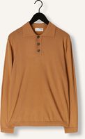 Camelfarbene SELECTED MEN Pullover SLHTRAY LS KNIT MERINO POLO Camelfarbene SELECTED MEN Pullover SLHTRAY LS KNIT MERINO POLO - medium
